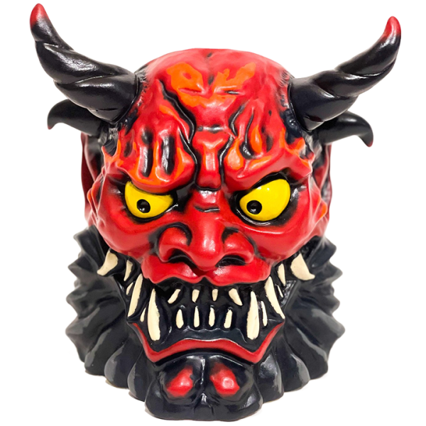 Shuten Doji Demon Mug - Shima Ceramics - Red Edition - Front