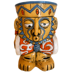 Tap Tap Tiki Mug - Lost Temple Traders - 1st Edition - Front