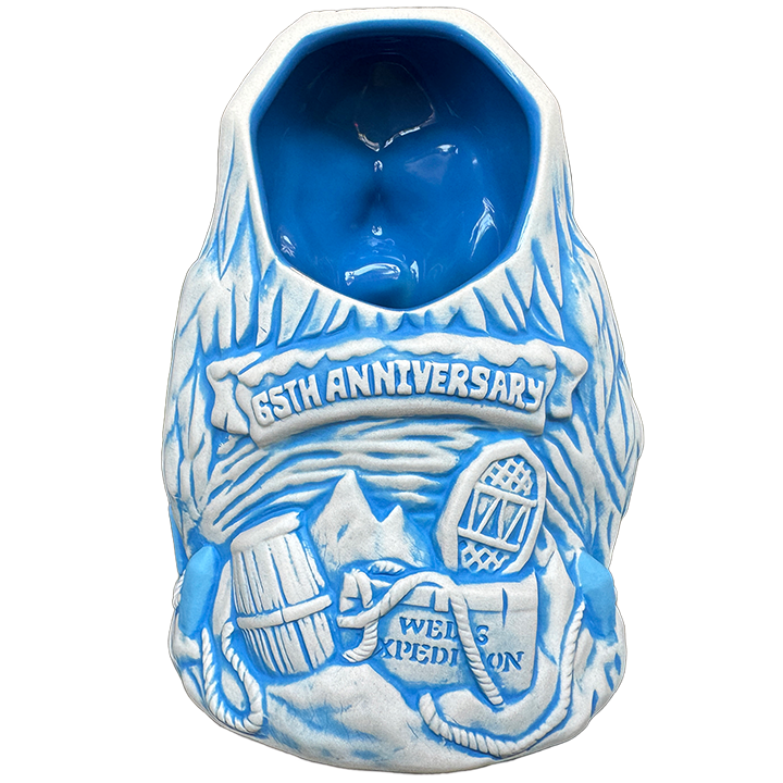 65th Anniversary Matterhorn Bobsleds Yeti Mug - Trader Sam's Enchanted Tiki Bar - 1st Edition - Back