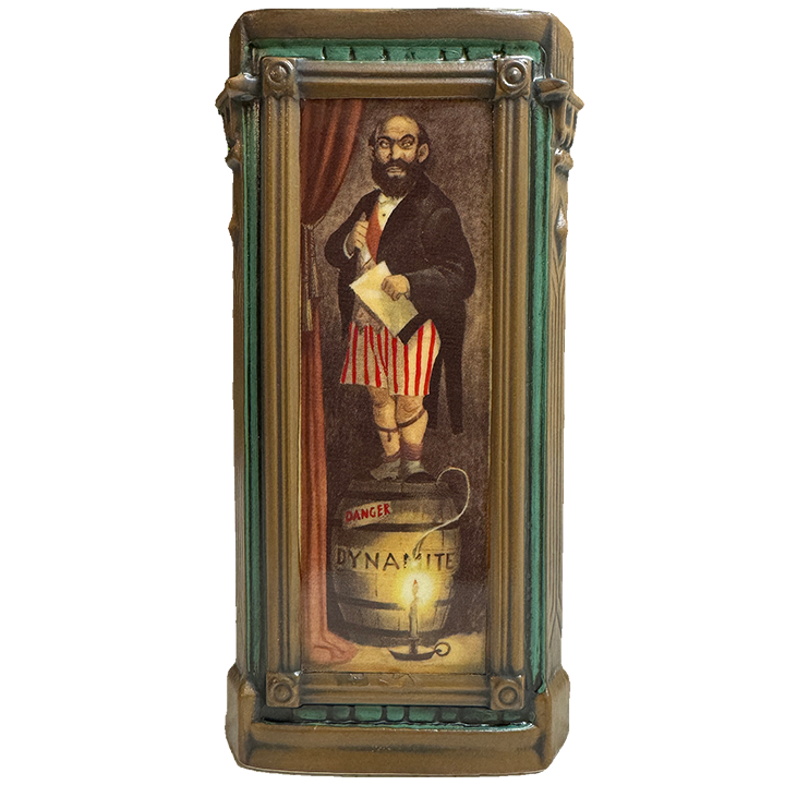 Dynamite Gentleman Mug (Haunted Mansion Stretching Portraits Collection) - Club 33 - Limited Edition - Back
