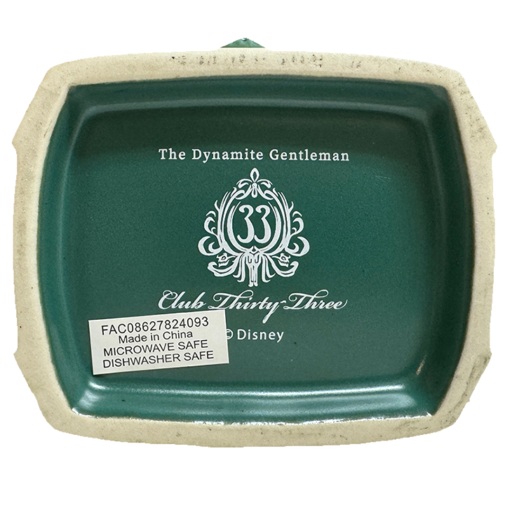 Dynamite Gentleman Mug (Haunted Mansion Stretching Portraits Collection) - Club 33 - Limited Edition - Bottom