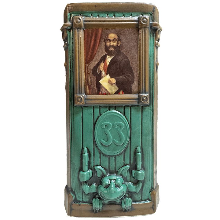 Dynamite Gentleman Mug (Haunted Mansion Stretching Portraits Collection) - Club 33 - Limited Edition - Front