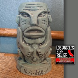 Cannibal Trio Hunter Catcher Eater Mug From Hale Pele - Limited Blue Edition [100% Net Proceeds Go To Los Angeles Fire Relief] - Front