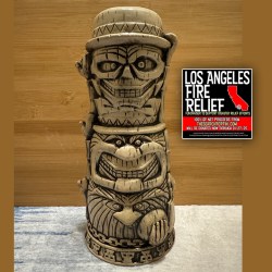 Hitchhiking Ghosts Mug From Trader Sam's Enchanted Tiki Bar - Black - 1st Edition [100% Net Proceeds Go To Los Angeles Relief] - Front