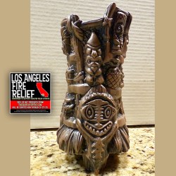 Mug of Mugs From Tikiland Mug Society - THOR - Dark Brown [100% Net Proceeds Go To Los Angeles Relief] - front