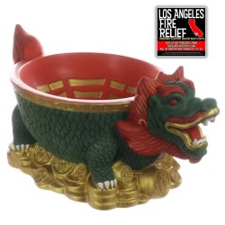 UNRELEASED! Turtle Dragon Bowl By Dynasty Wholesale With Special Scales [100% Net Proceeds Go To Los Angeles Relief] - front