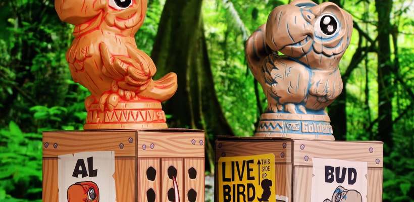 Bird Mugs At The Golden Tiki In Las Vegas, NV