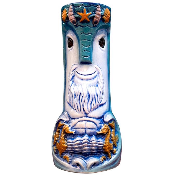 Captain Dock's Poseidon Bob Mug - The Search For Tiki - 1st Edition - Front