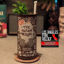 Kazan Room's Tropical Cocktail Can By Mitchell Spain Ceramics [100% Net Proceeds Go To Los Angeles Relief]