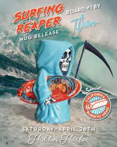 Hidden Harbor Surfing Reaper Mug