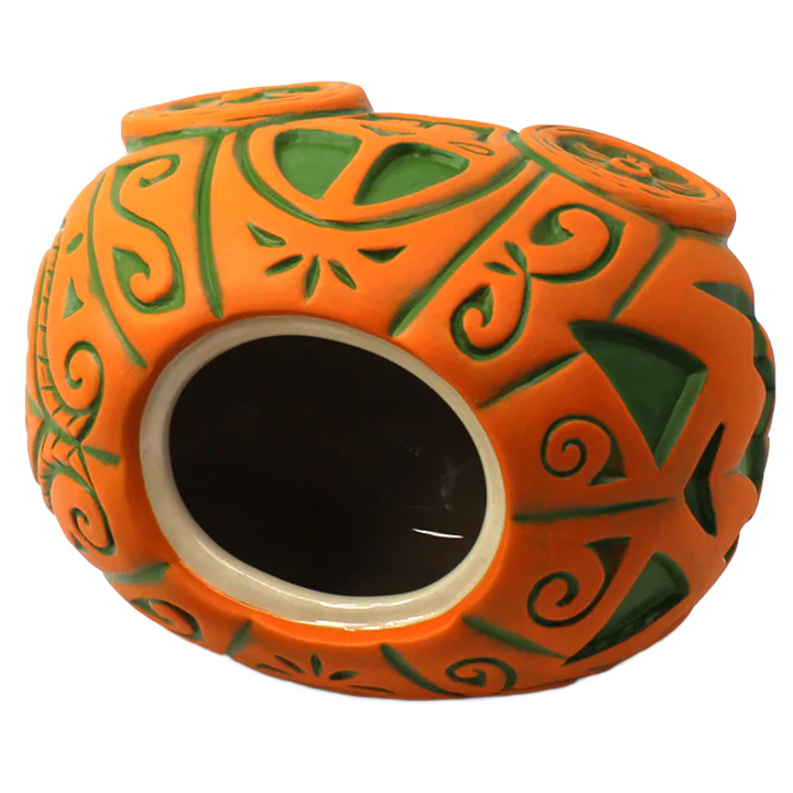 Pumpkin Buggy Mug By Bai - Tiki Farm - 1st Edition - Top