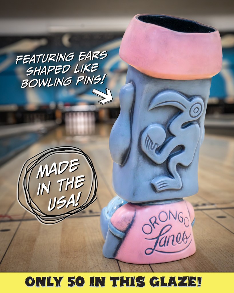 Squid's Rapa Nui King Louie Mug Made By The Search For Tiki - Limited Edition - Back